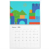 Blokken van het jaar kalender (Feb 2026)