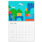 Blokken van het jaar kalender (Mar 2027)