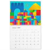 Blokken van het jaar kalender (Jan 2027)