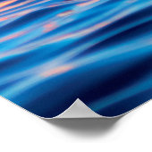 Blokken van mooie roze flamingos in de Celestun Poster (Hoek)