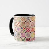 Blokken zwarte handgreep Mok (Voorkant links)