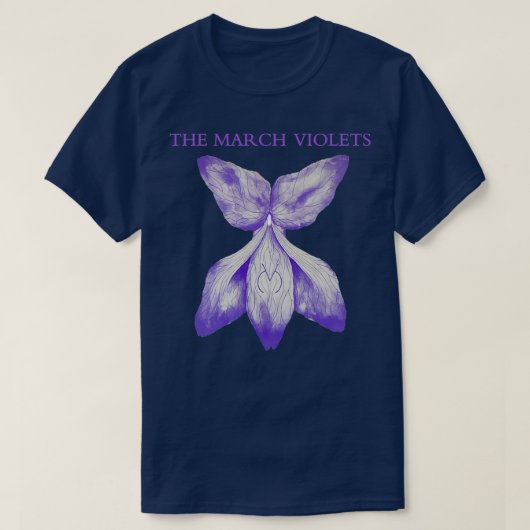 Blokkeren Gothic Gothic the March Violet T-shirt (Design voorkant)