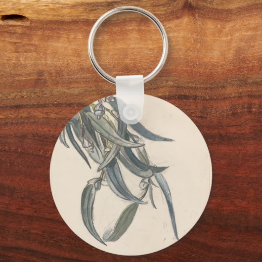 Blokkeren van een eucalyptus sleutelhanger (Voorkant)