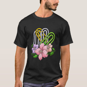 Blokkeren van het nationale papierclipventielontwe t-shirt
