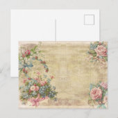 Blokkerende Bouquets op vervormde bruine stijl Briefkaart (Voorkant / Achterkant)