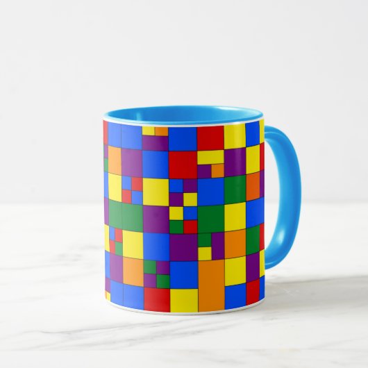 blokkerige Mok (Voorkant rechts)