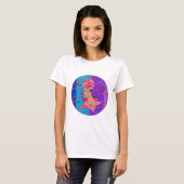 Blokkering Bright Floral Girl T-shirt (Voorkant volledig)