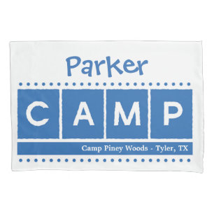 Blokkering CAMP Pillowcase - blauw Kussensloop