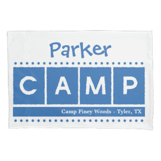 Blokkering CAMP Pillowcase - blauw Kussensloop