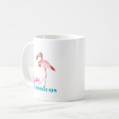Blokkering Fabulous Typografie met roze flamingo Koffiemok (Voorkant links)