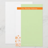 Blokkering groen ・ Stationery Briefpapier (Voorkant / Achterkant)