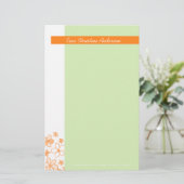 Blokkering groen ・ Stationery Briefpapier (Staand voorkant)