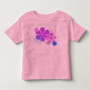 Blokkering Hawaiian Retro Floral Kinder Shirts