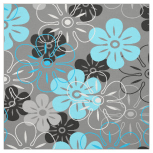 Blokkering Hawaiian Retro Floral Stof