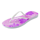 Blokkering Hawaiian Retro Floral Teenslippers (Schuin)