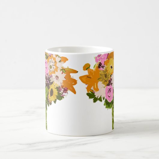 Blokkering in Vase-schilderkunst Koffiemok (Center)