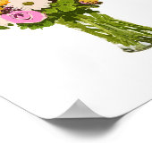 Blokkering in Vase-schilderkunst Poster (Hoek)