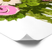 Blokkering in Vase-schilderkunst Poster (Hoek)