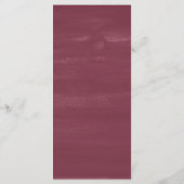 Blokkering | Kaart Maroon-menu (Achterkant)