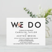 Blokkering | Maroon We wedden Kaart (Staand voorkant)