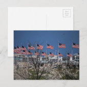 Blokkering van de vlaggen om kapitaalredenen briefkaart (Voorkant / Achterkant)