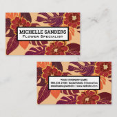 Blokkering van het palmplank visitekaartje (Voorkant / Achterkant)