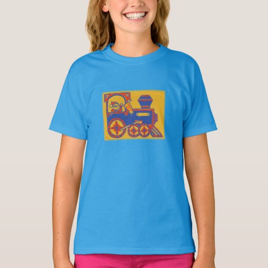  blokkering van Santa Train T-shirt (Voorkant)