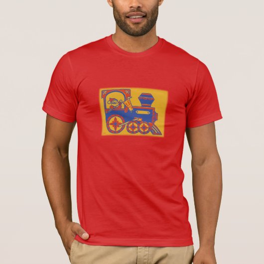  blokkering van Santa Train T-shirt (Voorkant)
