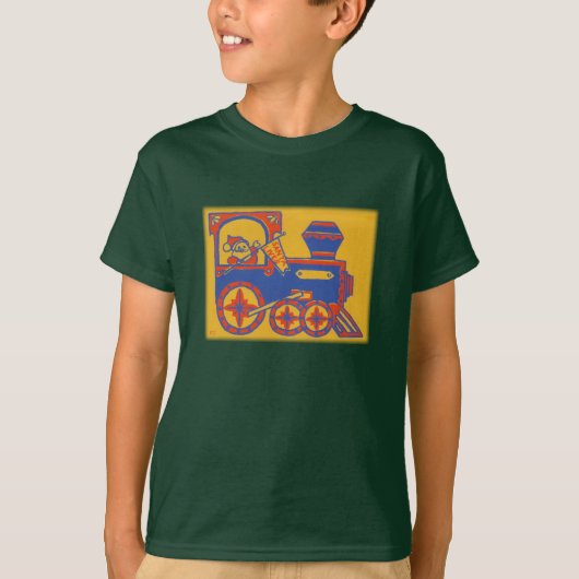  blokkering van Santa Train T-shirt (Voorkant)