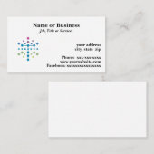 Blokkering Visitekaartje (Voorkant / Achterkant)