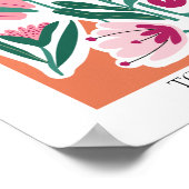 Blokkermarkt bewerkbare toronto poster (Hoek)