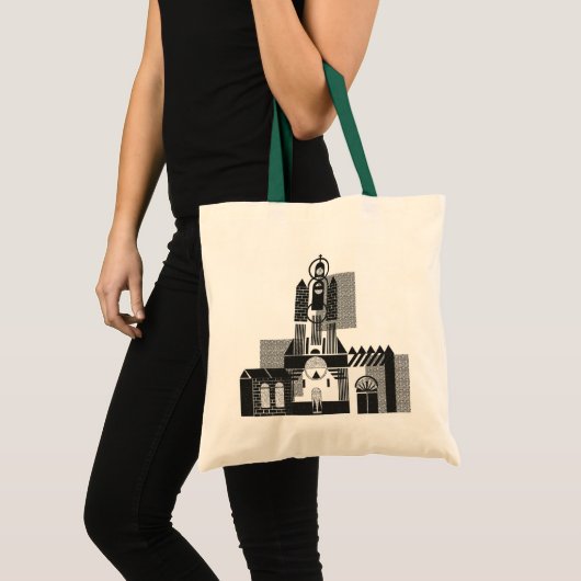 Blokkerontwerp-canvas tas (Voorkant (product))