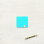Blokkerpatroon Blauwgroen Post-it® Notes (Op bureau)