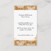 Blokkerpatroon | Chalk Doodle Visitekaartje (Achterkant)