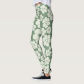 Blokkerpatroon - groen leggings (Links)