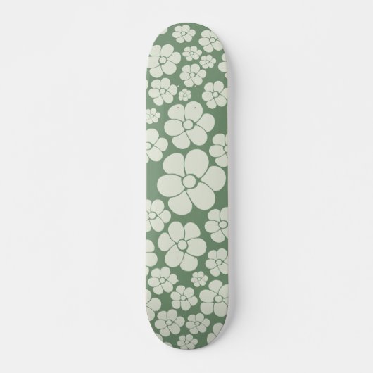 Blokkerpatroon - groen persoonlijk skateboard (Voorkant)