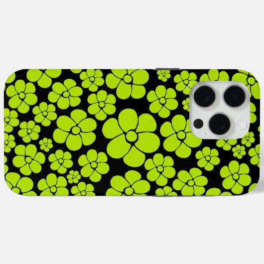 Blokkerpatroon - kalkgroen Case-Mate iPhone case (Achterkant (horizontaal))