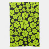 Blokkerpatroon - kalkgroen theedoek (Verticaal)