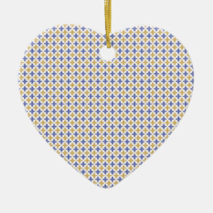 Blokkerpatroon Keramisch Ornament