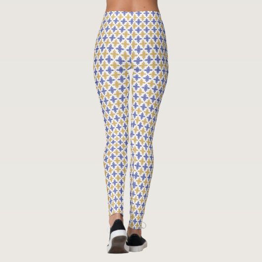 Blokkerpatroon Leggings (Achterkant)