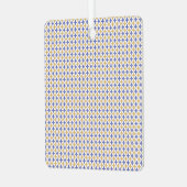 Blokkerpatroon Metalen Ornament (Voorkant links)