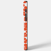 Blokkerpatroon - Oranje en wit Case-Mate iPhone Case (Achterkant / Links)