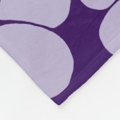 Blokkerpatroon - Paars Fleece Deken (Hoek)