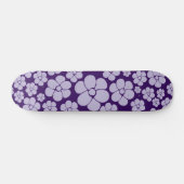 Blokkerpatroon - Paars Persoonlijk Skateboard (Horizontaal)