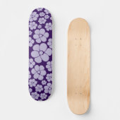 Blokkerpatroon - Paars Persoonlijk Skateboard (Voorkant)