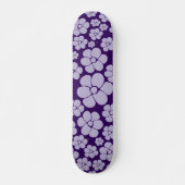 Blokkerpatroon - Paars Persoonlijk Skateboard (Voorkant)
