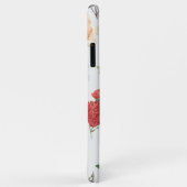 Blokkerpatroon, Roos Case-Mate iPhone Case (Achterkant/rechts)