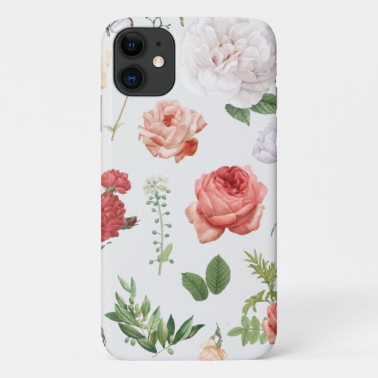 Blokkerpatroon, Roos Case-Mate iPhone Case (Achterkant)