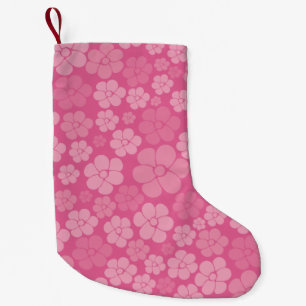 Blokkerpatroon - Roze Kleine Kerstsok