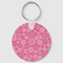 Blokkerpatroon - Roze Sleutelhanger